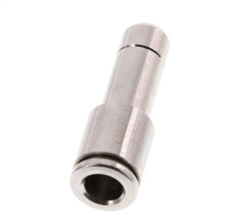6mm x 8mm Steckverschraubung mit Steckanschluss Edelstahl FKM
