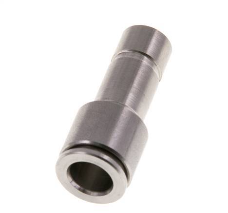 8mm x 10mm Steckverschraubung mit Steckanschluss Edelstahl FKM