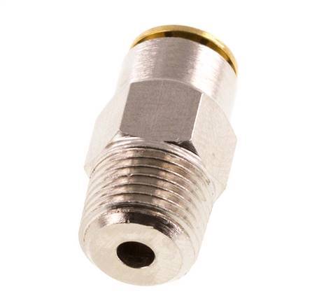 4mm x R1/8'' Steckverschraubung mit Außengewinde Messing NBRHochdruck [2 Stück]