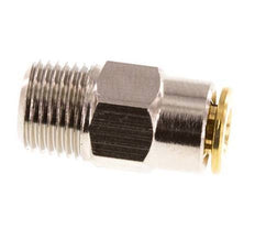 4mm x R1/8'' Steckverschraubung mit Außengewinde Messing NBRHochdruck [2 Stück]
