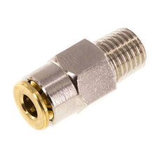 4mm x M 8 x 1 (konisch) Steckverschraubung mit Außengewinde Messing NBRHochdruck [2 Stück]