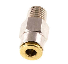 4mm x M 8 x 1 (konisch) Steckverschraubung mit Außengewinde Messing NBRHochdruck [2 Stück]