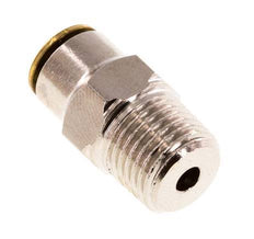 4mm x M 10 x 1 (konisch) Steckverschraubung mit Außengewinde Messing NBRHochdruck [2 Stück]