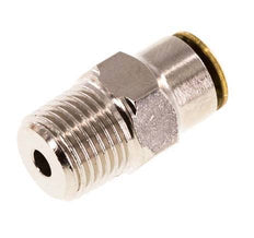 4mm x M 10 x 1 (konisch) Steckverschraubung mit Außengewinde Messing NBRHochdruck [2 Stück]