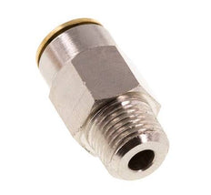 6mm x R1/8'' Push-in Fitting with Male Threads Brass NBRHigh Pressure [2 Pieces]