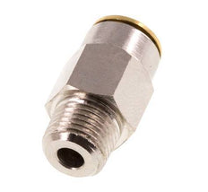 6mm x R1/8'' Push-in Fitting with Male Threads Brass NBRHigh Pressure [2 Pieces]
