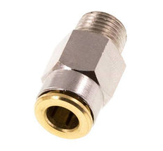 6mm x R1/8'' Steckverschraubung mit Außengewinde Messing NBRHochdruck [2 Stück]