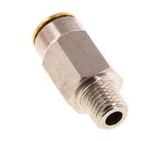 6mm x M 8 x 1 (konisch) Steckverschraubung mit Außengewinde Messing NBRHochdruck [2 Stück]