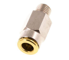 6mm x M 8 x 1 (konisch) Steckverschraubung mit Außengewinde Messing NBRHochdruck [2 Stück]