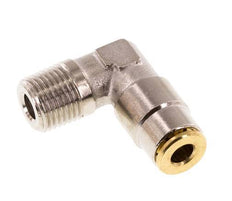 4mm x R1/8'' 90deg Winkel Steckverschraubung mit Außengewinde Messing NBRHochdruck [2 Stück]