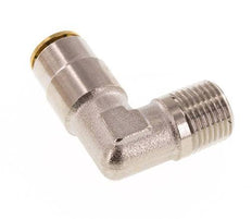 4mm x R1/8'' 90deg Winkel Steckverschraubung mit Außengewinde Messing NBRHochdruck [2 Stück]