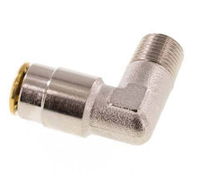 6mm x R1/8'' 90deg Winkel Steckverschraubung mit Außengewinde Messing NBRHochdruck [2 Stück]