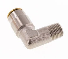 6mm x R1/8'' 90deg Winkel Steckverschraubung mit Außengewinde Messing NBRHochdruck [2 Stück]