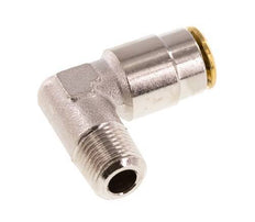6mm x R1/8'' 90deg Winkel Steckverschraubung mit Außengewinde Messing NBRHochdruck [2 Stück]