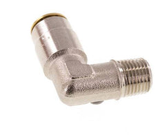 6mm x M 10 x 1 (konisch) 90 Grad Steckverschraubung mit Außengewinde Messing NBRHochdruck [2 Stück]