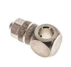 4.3x3 & M5 Vernickelter Messing Banjo Aufsteckfitting [2 Stück]