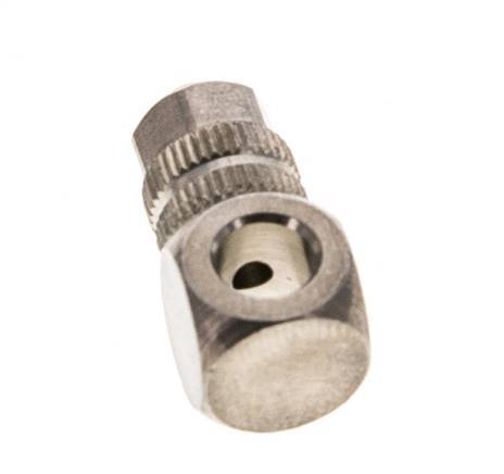 4.3x3 & M5 Vernickelter Messing Banjo Aufsteckfitting [2 Stück]