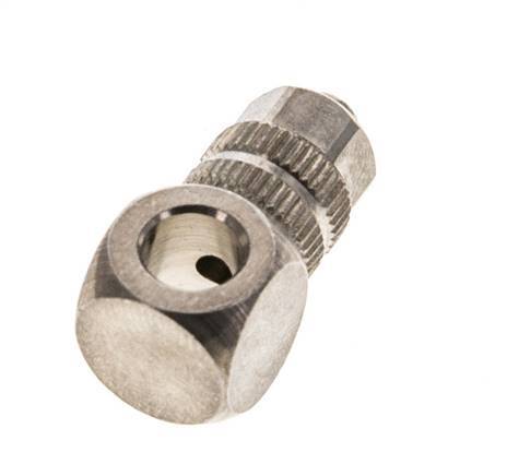 4.3x3 & M5 Vernickelter Messing Banjo Aufsteckfitting [2 Stück]