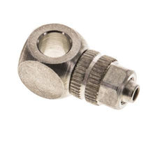 4.3x3 & M5 Vernickelter Messing Banjo Aufsteckfitting [2 Stück]