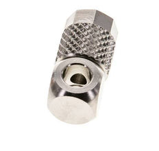 6x4 & M5 Nickel plated Brass Banjo Push-on Fitting [5 Pieces]