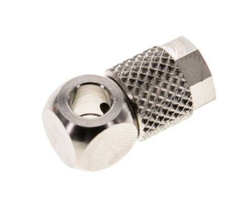 6x4 & M5 Vernickeltes Messing Banjo Aufsteckfitting [5 Stück]