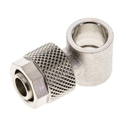 10x8 & G1/8'' Vernickelter Messing Banjo Aufsteckfitting [2 Stück]