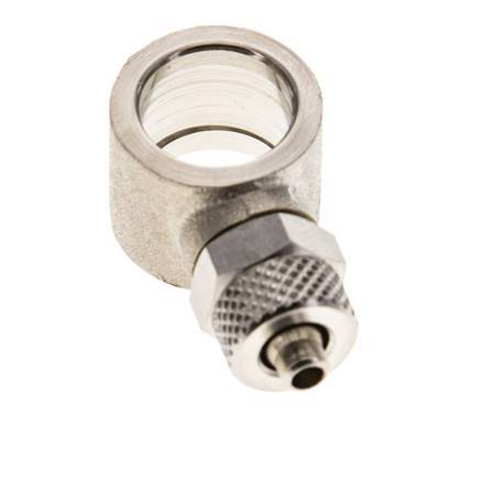 6x4 & G1/4'' Vernickelter Messing Banjo Aufsteckfitting [2 Stück]