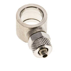 6x4 & G1/4'' Vernickelter Messing Banjo Aufsteckfitting [2 Stück]