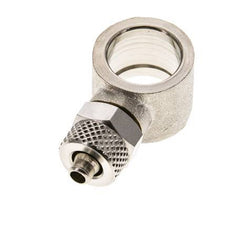 6x4 & G1/4'' Vernickelter Messing Banjo Aufsteckfitting [2 Stück]
