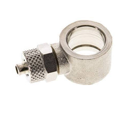 6x4 & G1/4'' Nickel plated Brass Banjo Push-on Fitting [2 Pieces]