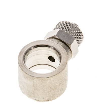 6x4 & G1/4'' Vernickelter Messing Banjo Aufsteckfitting [2 Stück]