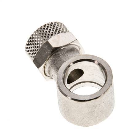 10x8 & G1/4'' Vernickelter Messing Banjo Aufsteckfitting [2 Stück]