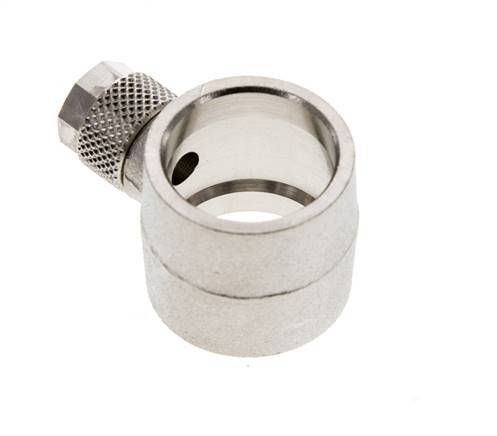 8x6 & G1/2'' Vernickelter Messing Banjo Aufsteckfitting [2 Stück]