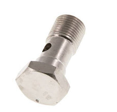 1-Wege-Banjo-Bolzen aus vernickeltem Messing mit G1/8'' Außengewinde L22,5mm [5 Stück]