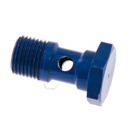 1-way Aluminum Banjo Bolt with G1/8'' Male Threads L19mm [5 Pieces]