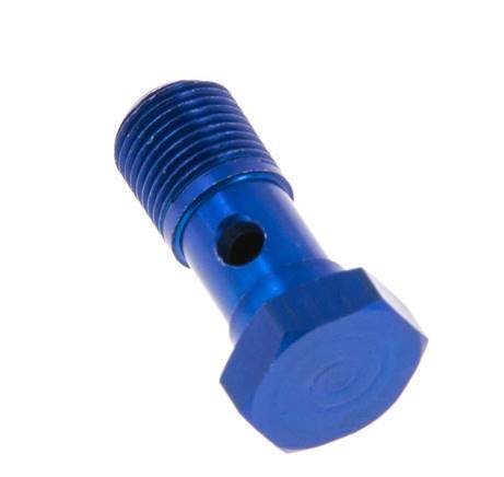 1-Wege-Aluminium-Hohlschraube mit G1/8'' Außengewinde L23mm [5 Stück]