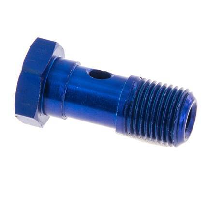 1-Wege-Aluminium-Hohlschraube mit G1/8'' Außengewinde L23mm [5 Stück]