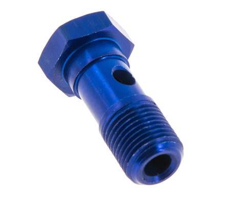 1-Wege-Aluminium-Hohlschraube mit G1/8'' Außengewinde L23mm [5 Stück]