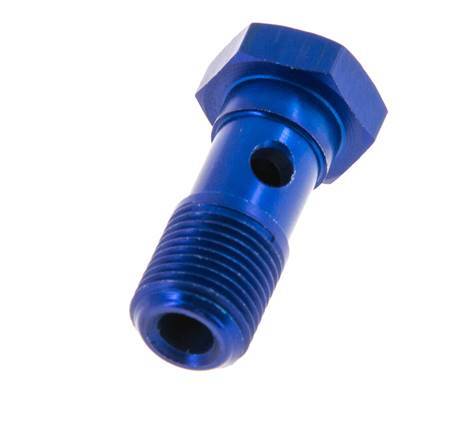 1-Wege-Aluminium-Hohlschraube mit G1/8'' Außengewinde L23mm [5 Stück]