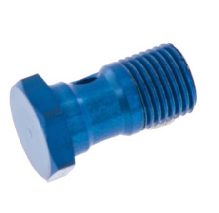 1-Wege-Aluminium-Hohlschraube mit G1/4'' Außengewinde L25mm [5 Stück]