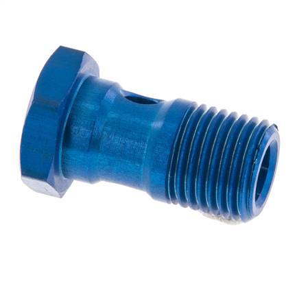 1-Wege-Aluminium-Hohlschraube mit G1/4'' Außengewinde L25mm [5 Stück]