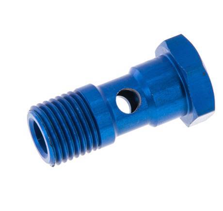 1-Wege-Aluminium-Hohlschraube mit G1/4'' Außengewinde L30mm [2 Stück]