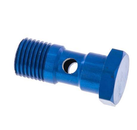 1-Wege-Aluminium-Hohlschraube mit G1/4'' Außengewinde L30mm [2 Stück]