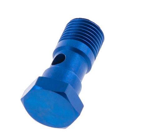 1-Wege-Aluminium-Hohlschraube mit G1/4'' Außengewinde L30mm [2 Stück]