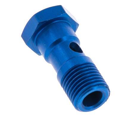 1-Wege-Aluminium-Hohlschraube mit G1/4'' Außengewinde L30mm [2 Stück]