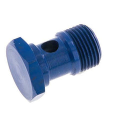 1-Wege-Aluminium-Hohlschraube mit G3/8'' Außengewinde L25mm [2 Stück]