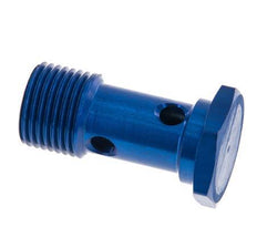 1-Wege-Aluminium-Hohlschraube mit G1/2''-Außengewinde L45mm