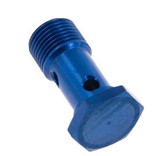 1-Wege-Aluminium-Hohlschraube mit G1/2''-Außengewinde L45mm