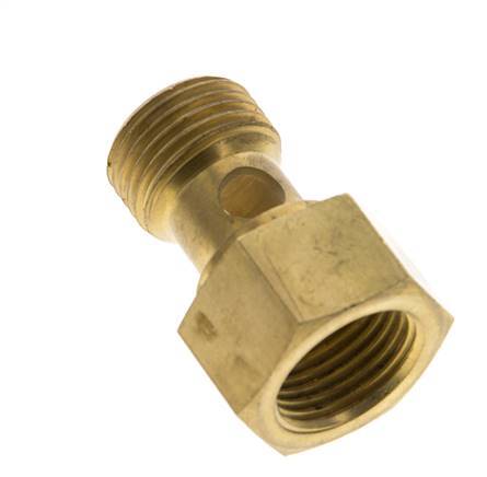 8x6mm & G1/8'' PVDF Straight Compression Fitting with Female Threads 10 bar