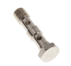 2-way nickel-plated Brass Banjo Bolt with G1/8'' Male Threads L40.5mm [5 Pieces]